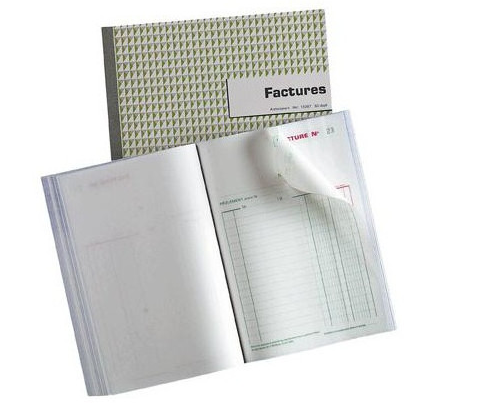 Invoice pad A5, 3 folds